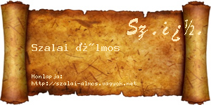 Szalai Álmos névjegykártya